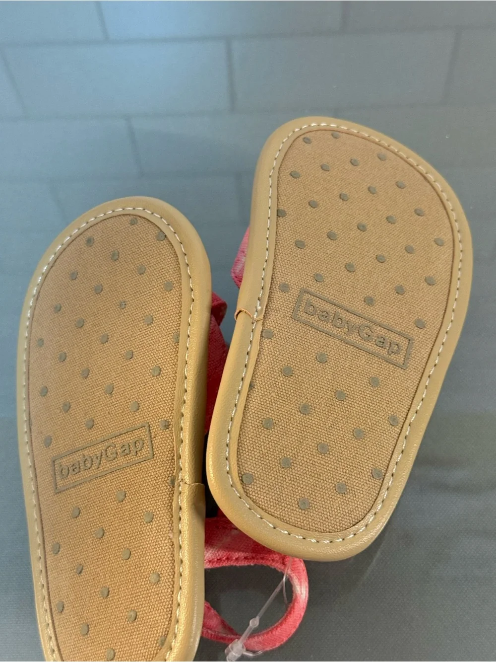GAP Kids Coral Pink Tie-Dye Strappy Sandals